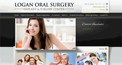 Desktop Screenshot of loganoralsurgery.com